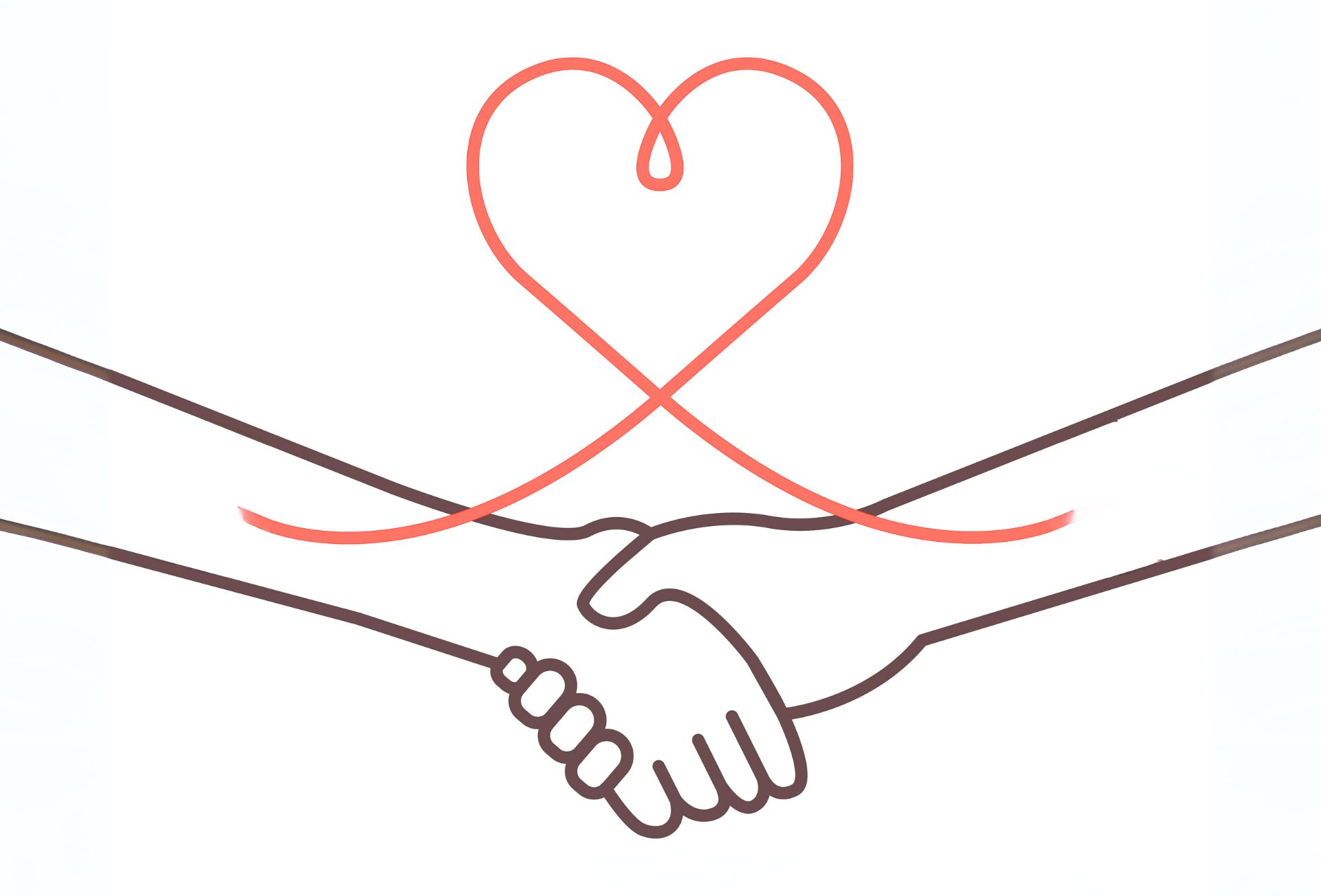 支援の輪を広げるイメージイラスト。企業や団体への広告協力を募集する案内。